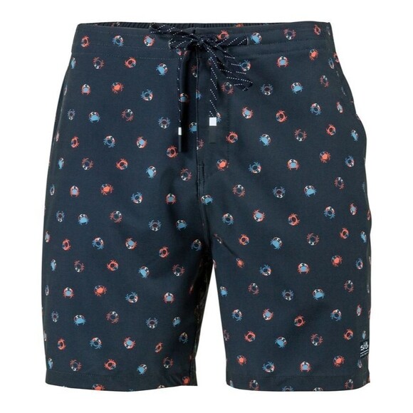 Salt Life Men's Get Crabby Drawstring Performance Quick Dry Walk Shorts Navy 42 - Picture 1 of 8